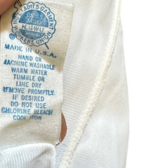 Vintage Opalaire ILGWU Nylon Long Slip with‎ Slit - Picture 6 of 6